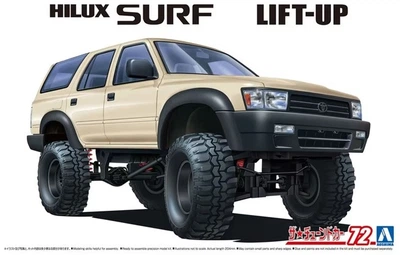 Сборная модель 1/24 автомобиль Toyota VZN 130G Hilux Surf Lift Up 1991 Aoshima 06397