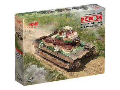 Збірна модель ICM FCM 36, Французький легкий танк на службі Вермахту 35337