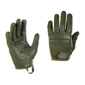 Плотные сенсорные перчатки M-Tac Assault Mk.2 с интегрированной защитой олива размер L
