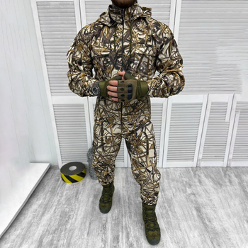 Легкий мужской Костюм Reeds Куртка с капюшоном + Брюки / Полевая Форма саржа камуфляж размер XL