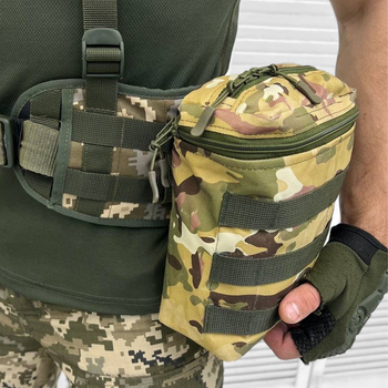 Утилітарний Підсумок Cordura з системою MOLLE / Сумка- Сухарка мультикам