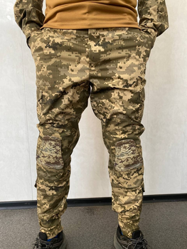 Штаны военные рип-стоп с наколенниками пиксель XL