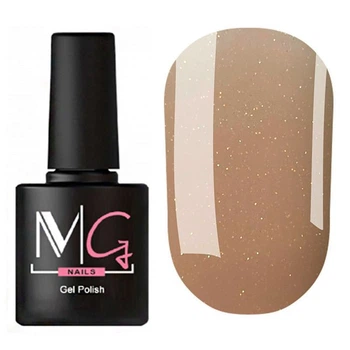 Гель-лак для ногтей MG Nail Gel Polish Mini №М07 Темно-бежевый с микроблеском 5 мл