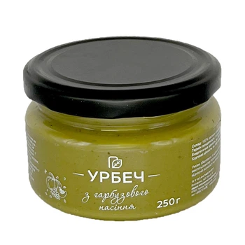 Тыквенная паста ТМ "Продукція як вона є" Урбеч 250г (850060701)