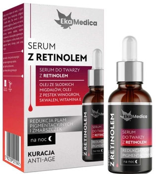 Serum do twarzy na noc EkaMedica z retinolem 20 ml (5902709521594)