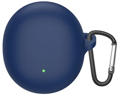 Силиконовый чехол Nik с карабином для OPPO Enco Air 3 dark blue