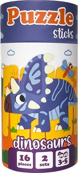 Puzzle-patyczki Roter Kafer Dinozaury 16 elementów RK1090-02 (5903858960272)