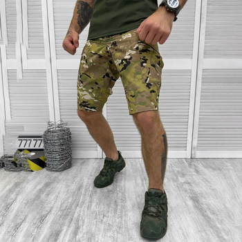 Мужские крепкие Шорты Enzim с накладными карманами рип-стоп мультикам размер 4XL