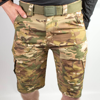 Мужские крепкие Шорты S.Archon с накладными карманами рип-стоп мультикам размер 2XL