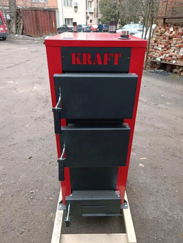 Твердотопливный котел Kraft серии K мощностью 16 кВт Площадь обогрева 160 м2