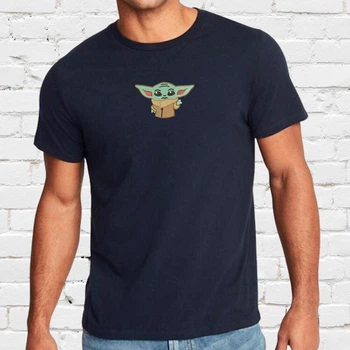 Футболка з вишивкою Йода (Yoda) 05 чоловіча Чорний 2XL (221071-18-3)