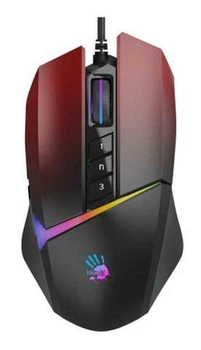 Компьютерная мышь A4tech W60 Max Bloody, Gradient Red, USB, оптическая (датчик MAX BC3332-A), 100-10000 dpi, RGB подсветка (5 профилей), 10 кнопок