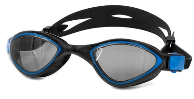 Очки для плавания Aqua Speed черный синий для взрослых с силиконовой прокладкой унисекс
