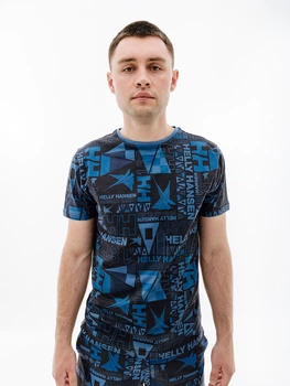 Мужская Футболка HELLY HANSEN NEWPORT T-SHIRT Разноцветный M (7d34303-585 M)