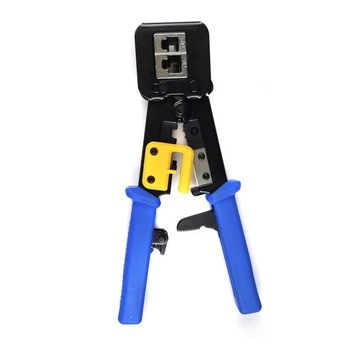 Обжимний інструмент для конекторів прохідного типу RJ45/RJ12 Hypernet WT-4201