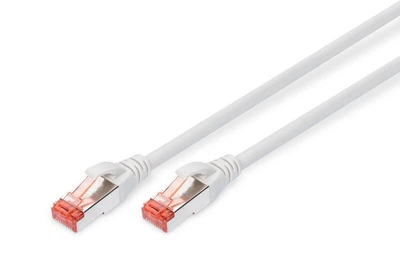 Патч-корд литий Digitus 10м, CAT.5e, F-UTP, AWG 26/7, сірий DK-1521-100