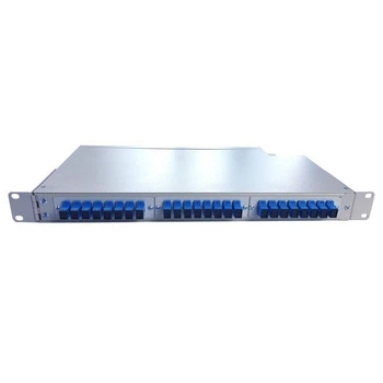 Оптична патч-панель 19″ СSV 1U SC 24 порти у зборі