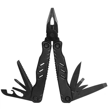 Мультитул многофункциональный Mancheng Hardware PA-31 Black плоскогубцы ножи пилки открывашка отвертки