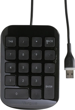 Klawiatura przewodowa Targus Numeric USB Czarna (AKP10EU)