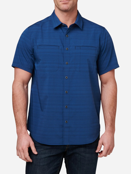 Рубашка тактическая 5.11 Tactical Ellis Short Sleeve Shirt 71207-721 2XL [721] Pacific Navy (2000980612086)