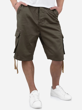 Шорты Surplus Vintage Shorts Washed 07-5596-01 S [182] Olive (2000880215493)