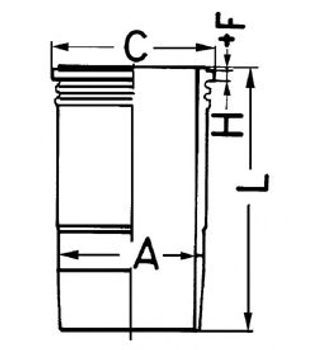 Гільза MB 125.0 V6/8/10 OM401/OM402/OM403 вир-во KOLBENSCHMIDT Kolbenschmidt (89181110)