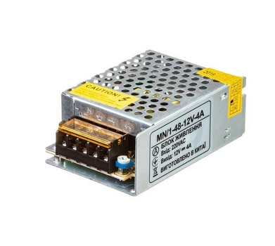 Блок питания 12V – 4 А – 48W MN/1 IP20 Led Technologies (1018987)