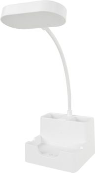Настольная лампа для детской с аккумулятором Brille SL-125 LED 5W 300lm 3000-7000K USB 5V White (33-359W)