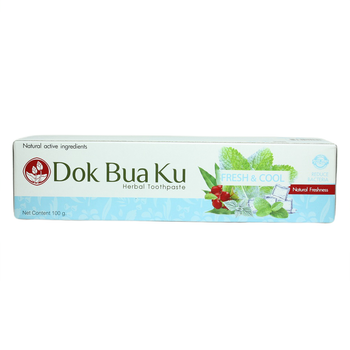 Тайська відбілююча зубна паста «Fresh & Cool» 100 г. Twin Lotus Herbal (8850348110051)