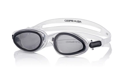 Очки для плавания Aqua Speed SONIC 6509 черный, прозрачный Уни OSFM