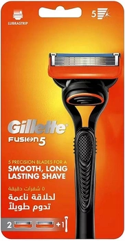 Станок для гоління чоловічий Gillette Fusion5 з 2 змінними картриджами (7702018866946)
