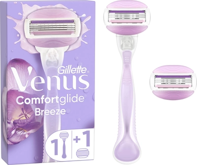 Maszynka do golenia damska Venus ComfortGlide Breeze z 2 wymiennymi wkładami (7702018886166)