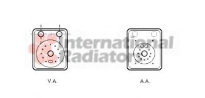 Радиатор маслянный SEAT Volkswagen SKODA AUDI пр-во Van Wezel Van Wezel (58003093)