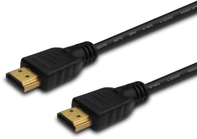 Kabel Savio CL-08 HDMI 5 m HDMI Type A (Standardowy) Czarny (SAVKABELCL-08)