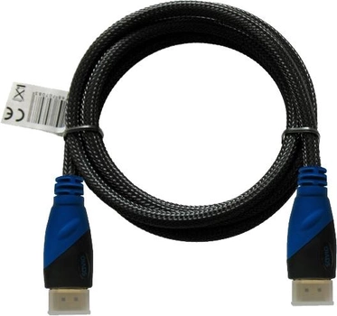 Kabel Savio CL-48 HDMI 2 m HDMI Type A (Standard) Czarny, Niebieski (SAVKABELCL-48)