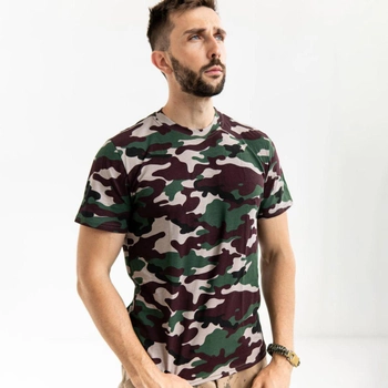 Мужская хлопковая футболка свободного кроя мультикам размер 46-48