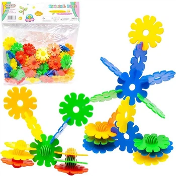 Конструктор детский Intelli Toys Puzzle blocks Ромашки с шариком (HL6008)
