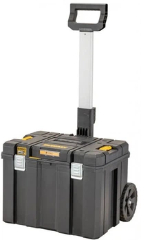 Ящик-тележка TSTAK 2.0 DeWALT, 550х440х630 мм, увеличенной вместимости с лотком DWST83347-1