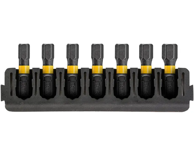 Кассета с битами DeWALT FlexTorq, L = 25 мм, H3, H4 - 3 шт, H5 - 2 шт, H6 DT70806