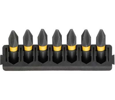 Кассета с битами DeWALT FlexTorq, L=25 мм, Рh2, 7 шт DT70807