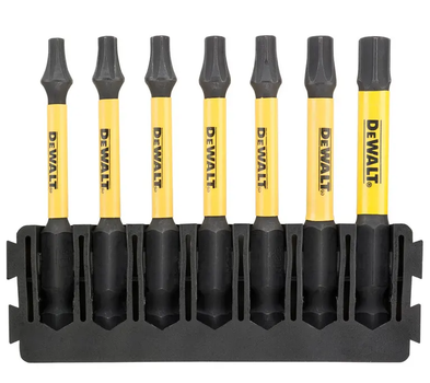 Кассета с битами DeWALT FlexTorq, L = 57 мм, Т15; Т20 - 2шт.; Т25 - 2шт.; Т30; Т40 DT70825