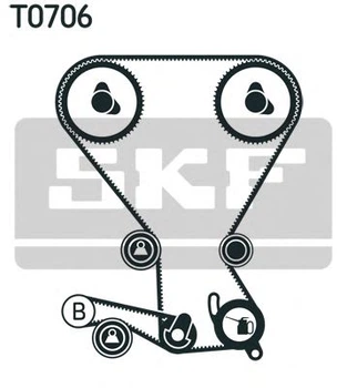Комплект ременя ГРМ (Вир-во SKF) SKF (VKMA95966)
