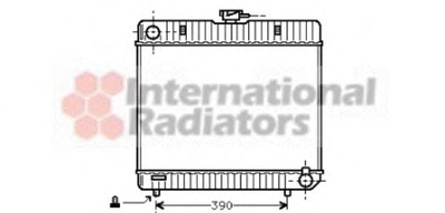 Радіатор охолодження двигуна MB W123/W126 MT 76-84 Van Wezel Van Wezel (30002042)