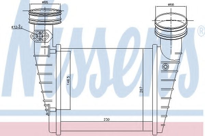 Інтеркулер SKODA, VW вир-во Nissens Nissens (96731)