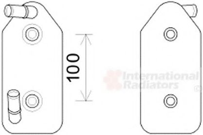 Радіатор масляний Seat Skoda VW вир-во Van Wezel Van Wezel (03003356)