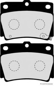 Колодки тормозные дисковые задние MITSUBISHI пр-во Jakoparts Herth+Buss Jakoparts (J3615011)