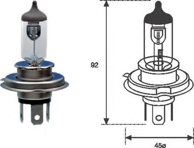 Автолампа MAGNETI MARELLI 002555100000 Magneti Marelli (002555100000)