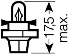 Автолампа 1.2W OSRAM (2351MFX6)