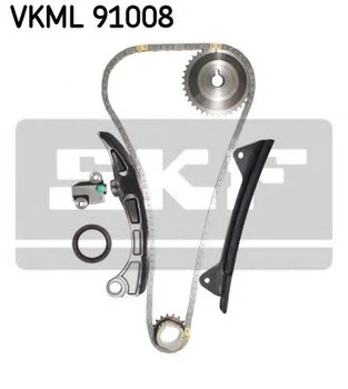 Комплект цепи Toyota/Citroen 1,0 1KR-FE (выр-во SKF) SKF (VKML91008)