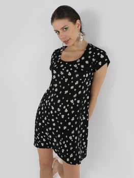 Платье короткое летнее женское Colin's CL1064036BLK XS Black (8683197706591)